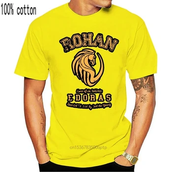 Vīriešu T Krekls, t-veida Krekls LOTR Rohan Brown tshirts Sieviešu T-Krekls