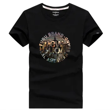 Vīriešu T-krekls 2019 jaunu kokvilnas īsām piedurknēm drukāts smieklīgi vīriešu T-krekls gadījuma O-veida kakla zaudēt vasaras T-krekla, vīriešu krekls, T-krekls