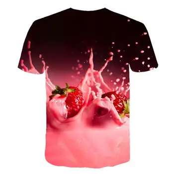 Vīriešu T-krekls Personības Drukāt Ikdienas Īsās Piedurknes 2020. Gadam, Modes Augļu Drukāt Vīriešu T-krekls 3D Modeli Vasaras Atdzist Topi tee Vīriešu