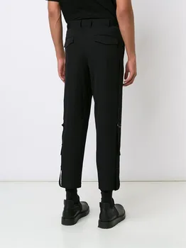 Vīriešu apģērbu GD Matu Stilists modes Skatēs iela Personības dizaina gadījuma bikses bikses plus lieluma kostīmi