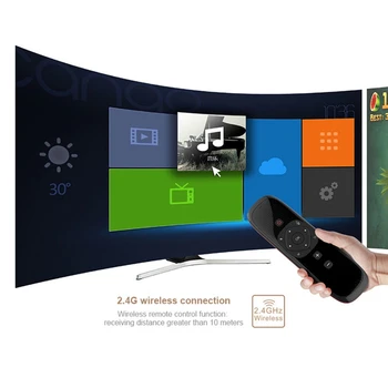 W2 2.4 G Bezvadu Tastatūras, Peles, izmantojot Skārienpaneli Infrasarkano staru Tālvadības pults, lai Android TV BOX DATORU Projektoru,