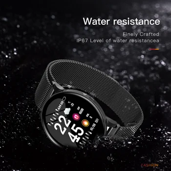 W8 Sporta Smart Skatīties Aproce Kārta Bluetooths Ūdensizturīgs Vīriešu Smartwatch Vīriešu, Sieviešu Fitnesa Tracker Rokas Joslā Android, IOS