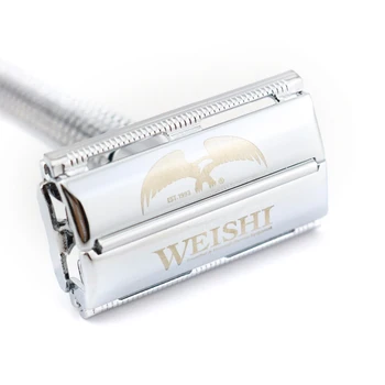 WEISHI Classic asmenīši Ilgtermiņa rokturi 9306-FL Tauriņš Skūšanās žiletes Hroma virsmas augstākās kvalitātes 1GB/DAUDZ