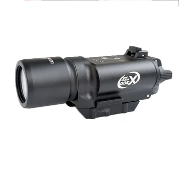 WIPSON Taktiskās X300 Lukturīti Ūdensizturīgs Ieroci Gaismas Pistole Pistoli Lanterna Šautene Picatinny Weaver Mount Medībām