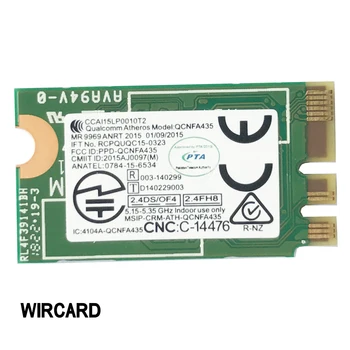 WIRCARD QCNFA435 QCA9377 Dual Band M. 2 WiFi Modulis, wifi karte, 802.11 ac Bluetooth 4.1, lai klēpjdators