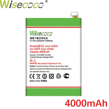 WISECOCO 4000mAh M 355 Akumulatoru Dexp Ixion M355 Tālruni Noliktavā Augstas Kvalitātes +Izsekošanas Numuru