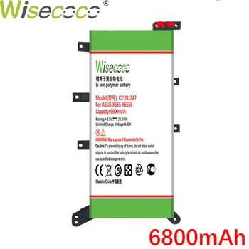 WISECOCO 6800mAh C21N1347 Akumulatoru ASUS X554L X555 X555L X555LA X555LD X555LN X555MA Jaunu Klēpjdatoru Akumulatoru