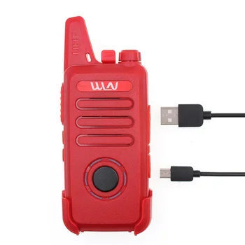 WLN KD-C1 Plus Mini Walkie Talkie UHF 400-470 MHz 5W Ar 16 Kanāliem, divvirzienu Radio uzlabot redzējumu par KD-C1 KDC1plus