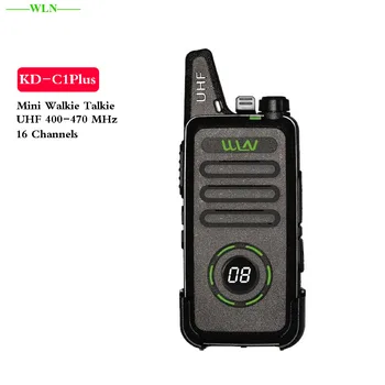 WLN KD-C1 Plus Mini Walkie Talkie UHF 400-470 MHz 5W Ar 16 Kanāliem, divvirzienu Radio uzlabot redzējumu par KD-C1 KDC1plus