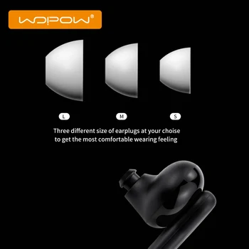 WOPOW TWS Earbuds Bluetooth 5.0 Bezvadu Austiņas ar Mikrofonu Stereo Skaņu, Pieskārienu Kontrole Austiņu Sporta Bluetooth Austiņas