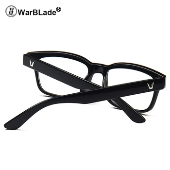 WarBLade Caurspīdīgs Datora Brilles Notīrīt Brilles Viltus Optiskā Acs Briļļu Rāmji Sievietēm Tuvredzība, Stikla Brilles Brilles
