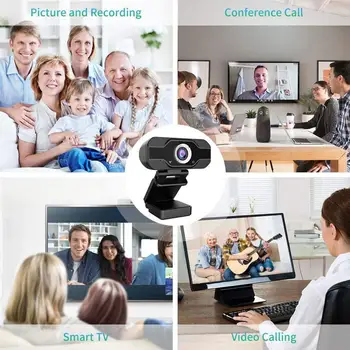 Webcam 1080p 60fps web cam 4K web kamera ar mikrofonu web kameras DATORU usb kamera kamera, full hd 1080p webcam 4k