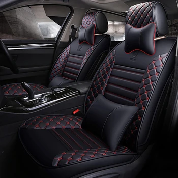 Wenbinge Īpašu Ādas automašīnu sēdekļu pārvalki Toyota corolla chr auris vēlas aygo prius avensis camry 40 50 aksesuāri stils