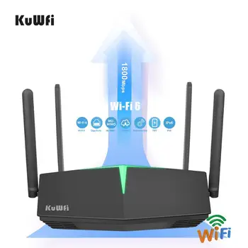 WiFi 6 Maršrutētāju 1800Mbps Smart divjoslu WiFi 6 802.11 ax Bezvadu Spēļu Maršrutētāji ar 4 Gigabit Portu Home Office Jauno 128Users
