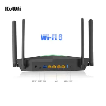 WiFi 6 Maršrutētāju 1800Mbps Smart divjoslu WiFi 6 802.11 ax Bezvadu Spēļu Maršrutētāji ar 4 Gigabit Portu Home Office Jauno 128Users