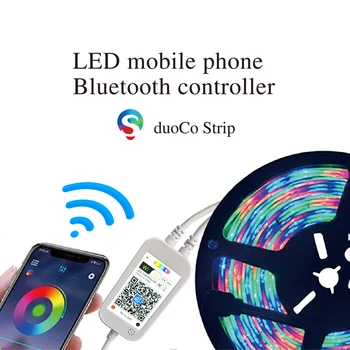 WiFi Smart LED Kontrolieris 4 Pin RGB LED Strip Gaismas Contoller 5-24V Remote APP Balss Kontroles Darbu ar Alexa, Google Echo