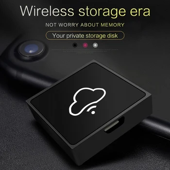 Wifi Diska atmiņas Glabāšanas Kaste Wi-Fi Cloud Storage Box TF Karšu Lasītājs Flash Disks Failu Apmaiņas Tīkls