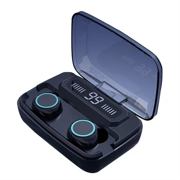 Willkey Taisnība Bezvadu Austiņu Touch Bluetooth 5.0 Austiņas HiFi Stereo Bass Austiņas Ūdensizturīgs Ar Uzlādes Lodziņā Mic Tālrunis