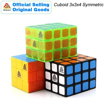 WitEden 3x3x4 taisnstūra paralēlepipēdu Magic Cube 1C 334 Simetrisku Cubo Profesionālās Ātrums Neo Cube Puzzle Pārredzamu Antistresa Rotaļlietas