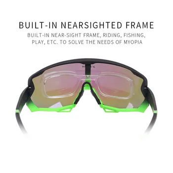 X-TIGER Velo Brilles, Āra Sporta Zvejas Palaistu Anti-Ultravioleto Polarizētās Vīriešu Saulesbrilles Velo Kalnu Velosipēds Brilles Komplekts