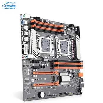 X79 LGA2011 Dual CPU mātesplates, kas ar 2 x Xeon E5 2689 4 × 16 GB 64 GB 1600 mhz DDR3 ECC REG Atmiņa