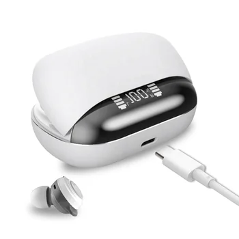 X9 TWS Bezvadu Bluetooth Stereo Austiņas Dual Mic Ūdensizturīgs Trokšņa Slāpēšanas Austiņas LED Displejs ar Maksas Box iphone