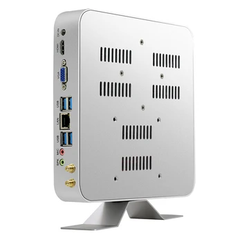 XCY X26 Mini PC Intel Core i7 7500U i5 7200U Windows 10 Linux 4K UHD HTPC HDMI, VGA, WiFi, Gigabit Ethernet 6*USB Biroja Datoru