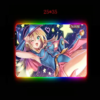 XGZ Personības Anime Meitene RGB LED Apgaismojums Lielu Polsterēta Peles Paliktņa Spēlētājs Muse Paklāju 900x400/300X800MM Galda Paklājiņš CS Dota 2
