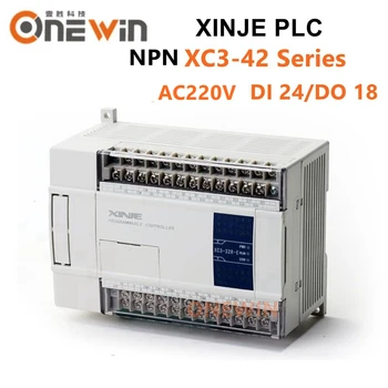 XINJE XC3 Sērijas XINJE XC3-42R/T/RT-E PLC KONTROLIERIS MODULIS AC220V DI 24 DARĪT, 18 Tranzistors jauns kastē