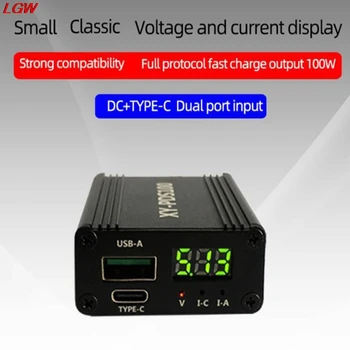 XY-PDS100 QC4.0 QC3.0 Tipa C 100W ir piemērots piemērošanu SCP / FCP solis uz leju mobilo telefonu fast charger modulis