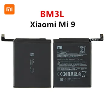 Xiao mi Oriģinālā BM3L 3300mAh Baterija Xiaomi 9 Mi9 M9 Mi 9 BM3L Augstas Kvalitātes Tālruņu Rezerves Baterijas +Instrumenti