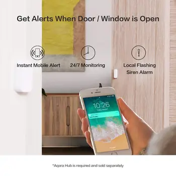 Xiaomi Aqara Durvju Logu Sensors Smart Home Zigbee Funkcija Mini Sensors Tālvadības Signalizāciju, Drošības Mijia APP Apple Homekit