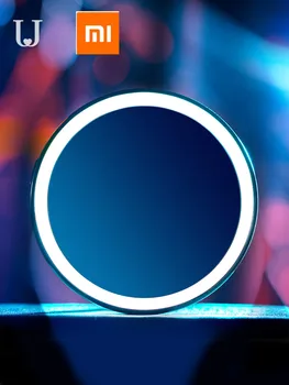 Xiaomi HD Aplauzums Spogulis ar LED Krāsa Zila Gaisma Kosmētikas Spoguļi Mini Portatīvo Touch Control Sensoru Spogulis Skaistumu Grims
