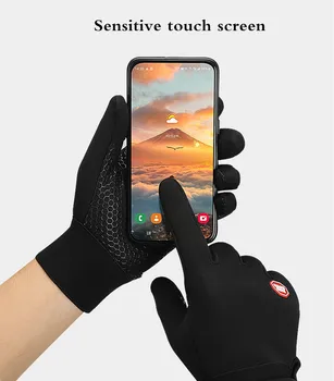 Xiaomi Mijia Touch Screen Plus Vilnas Cimdi Vīriešiem, Sievietēm, Ērta, Silta neslīdoša nodilumizturīga Bieza Pilna pirkstu Cimdi Ziemas