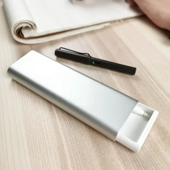 Xiaomi Mijia Youpin MIIIW Metāla Kancelejas preces Kārbas Portatīvie Pen Alumīnija Apvalks, Iespiediet Slēdzi Uz Skolu Birojs