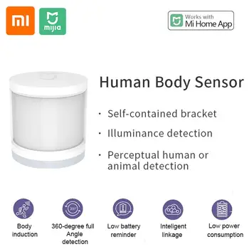 Xiaomi mijia Cilvēka Ķermeņa Sensoru, kustību sensoru Magnētiskā Smart Home Super Praktiskās Ierīces Piederumus, Smart Inteliģentās Ierīces