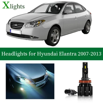 Xlights Par Hyundai Elantra 2007 2008 2009 2010 2011 2012 2013 Led Lukturu Spuldzes Tuvās Gaismas Lampa, Lukturi, Auto Piederumi Gaismas