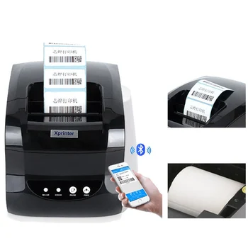 Xprinter365 Bluetooth Siltuma etiķešu Printeri, Svītrkodu printeri 80mm Siltuma Saņemšanas printeri Atbalstu Siltuma līmi, uzlīmes, Papīrs,