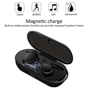 Y30 TWS Bezvadu Blutooth 5.0 Austiņas Trokšņu Atcelšana Austiņas, 3D Stereo Skaņu Mūzikas auss Earbuds Android, IOS Mobilo Telefonu
