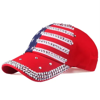 [YARBUU] Augstas Kvalitātes ASV Karoga Beisbola cepure Vīriešiem, Sievietēm Ērglis Snapback Kaulu Gadījuma Saule Golfa Cepuri rhinestone zvaigžņu Džinsa klp cepure