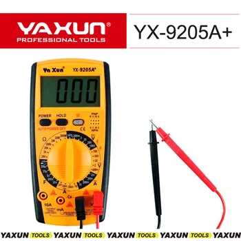 YAXUN YX9205A+ digitālais multimetrs elektronisko digitālo universāls mērītājs auto power off