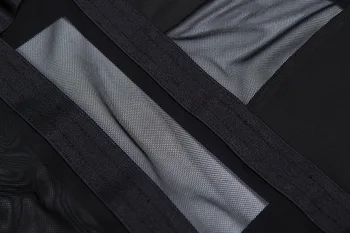 YICIYA Modes Jumpsuit Drēbes Karstā Milzīgais Caurspīdīga Sieta Black Bodysuit Sievietēm Izdilis Strappy Backless Bodysuits augumu