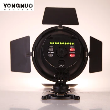 YONGNUO YN216 3200K/5500K LED Video Gaisma ar 4 Krāsu Plates Canon Nikon DSLR Kameru Video Gaismas Foto Apgaismojums