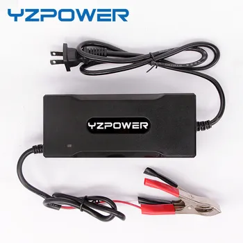 YZPOWER 12,6 V 8.A Litija jonu Akumulatora Lādētājs 12V Lipo Akumulatoru Uzlādējiet