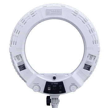 Yidoblo Siltā un Aukstā Gaismas LX-480SII Pro Beauty Studio LED Ring spuldzes SMD LED Video Gaisma Lampas Grims Apgaismojums + statīvs (2M)+ soma