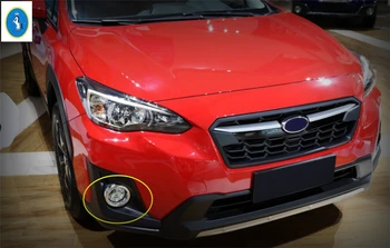 Yimaautotrims Spilgti Auto Piederumu Priekšējie Miglas Lukturi Foglight Lampas Gredzenu, Vāku Apdari Par Subaru XV Crosstrek 2017 2018 2019 2020