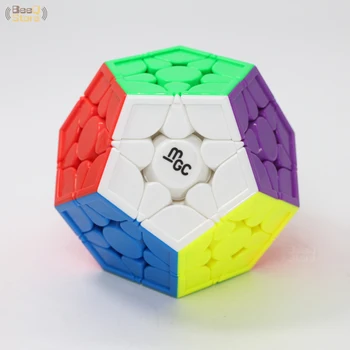 Yongjun MGC Cube 3x3x3 Megaminxeds Magnētiskais Kubs Burvju Ātrums Cube Puzzle Profesionālās Dodecahedron Cubo Magico WCA Čempionātā