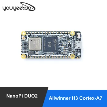 Youyeetoo NanoPi DUO2 512M Allwinner H3 Cortex-A7, WiFi, Bluetooth modulis UbuntuCore vieglas lietiskā interneta lietojumprogrammas