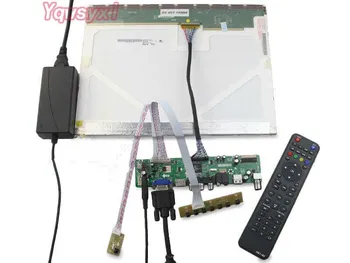 Yqwsyxl Komplekts LP156WH4-TLQ1 TV+HDMI+VGA+AV+USB LCD LED ekrānu Kontrollera Draiveri Valde