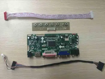Yqwsyxl Kontroles padomes Monitoru Komplekts LP140WH4-TLC1 HDMI+DVI+VGA LCD LED ekrānu Kontrolieris Valdes Vadītāja